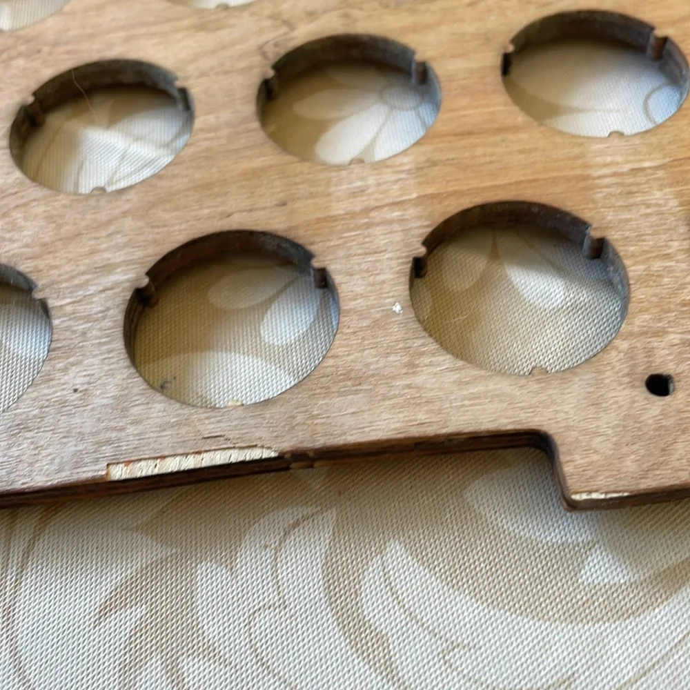 Wood beer cap map Michigan
